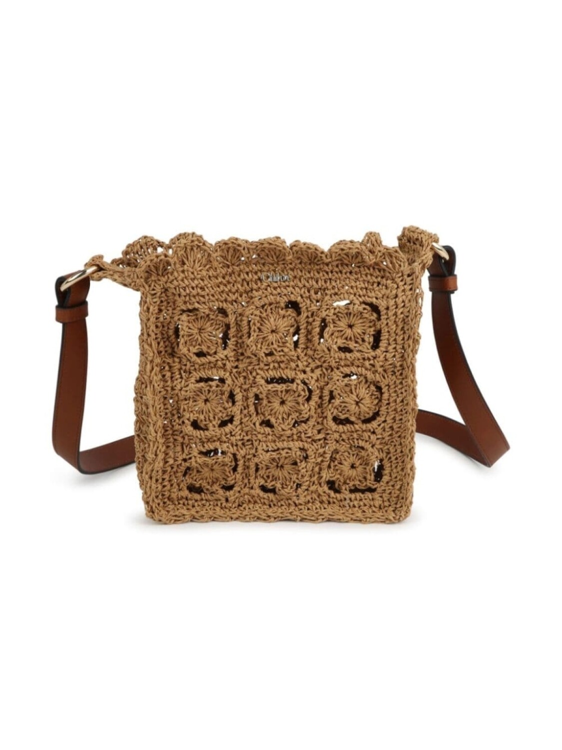

Chloé Kids сумка на плечо с логотипом, серый