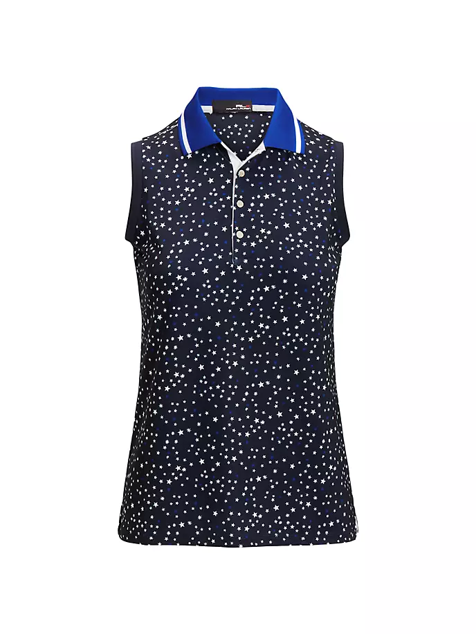

Топ-поло без рукавов Airflow Rlx Ralph Lauren, цвет navy summer stars
