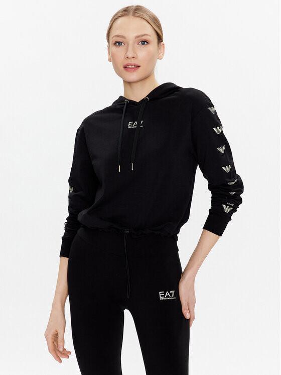 

Толстовка обычного кроя Ea7 Emporio Armani, черный