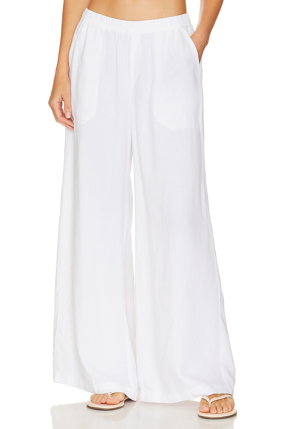 

Брюки Splendid Angie Crop Palazzo, белый