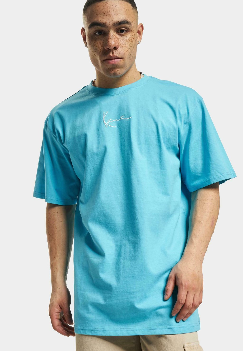 Базовая футболка SMALL SIGNATURE ESSENTIAL Karl Kani, голубой