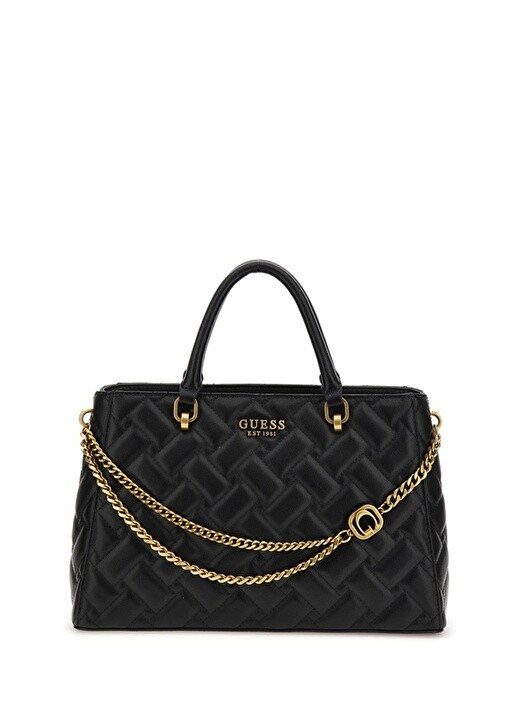 

Черная женская сумка через плечо Guess