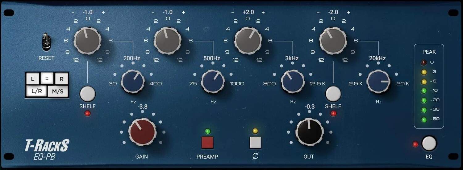 

Плагин IK Multimedia T-RackS EQ PB