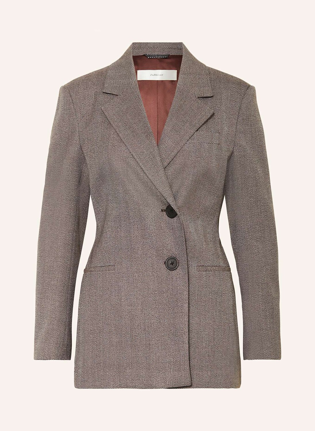

Блейзер kahlaiw InWear, белый/коричневый
