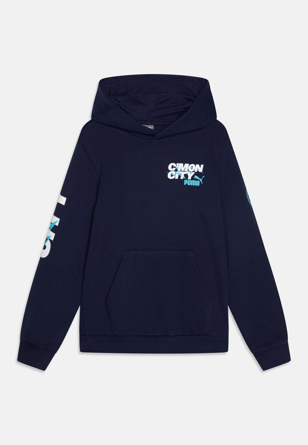 

Толстовка Manchester City Hoody Jr Unisex Puma, цвет navy/white