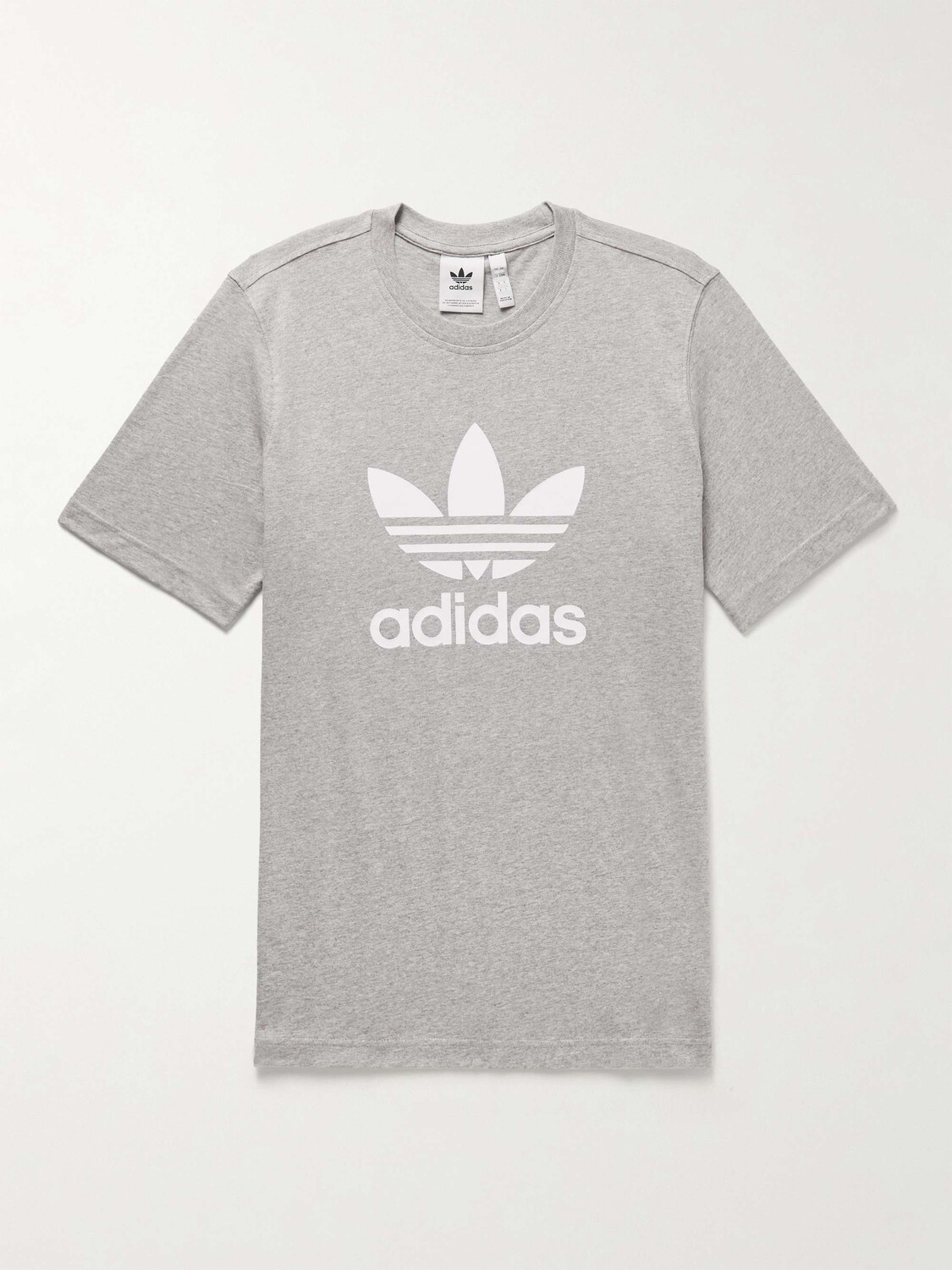 

Футболка из хлопкового джерси с логотипом ADIDAS ORIGINALS, серый