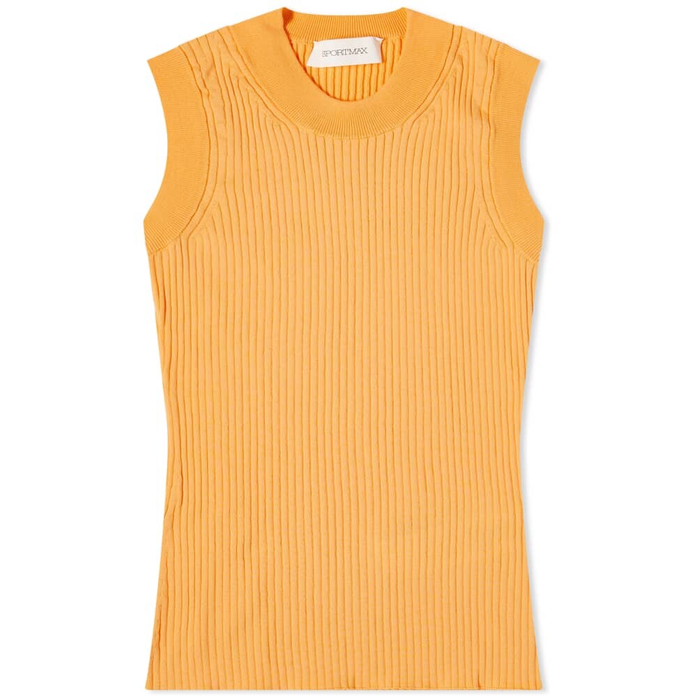 

Трикотажная майка Sportmax Nido, персиковый