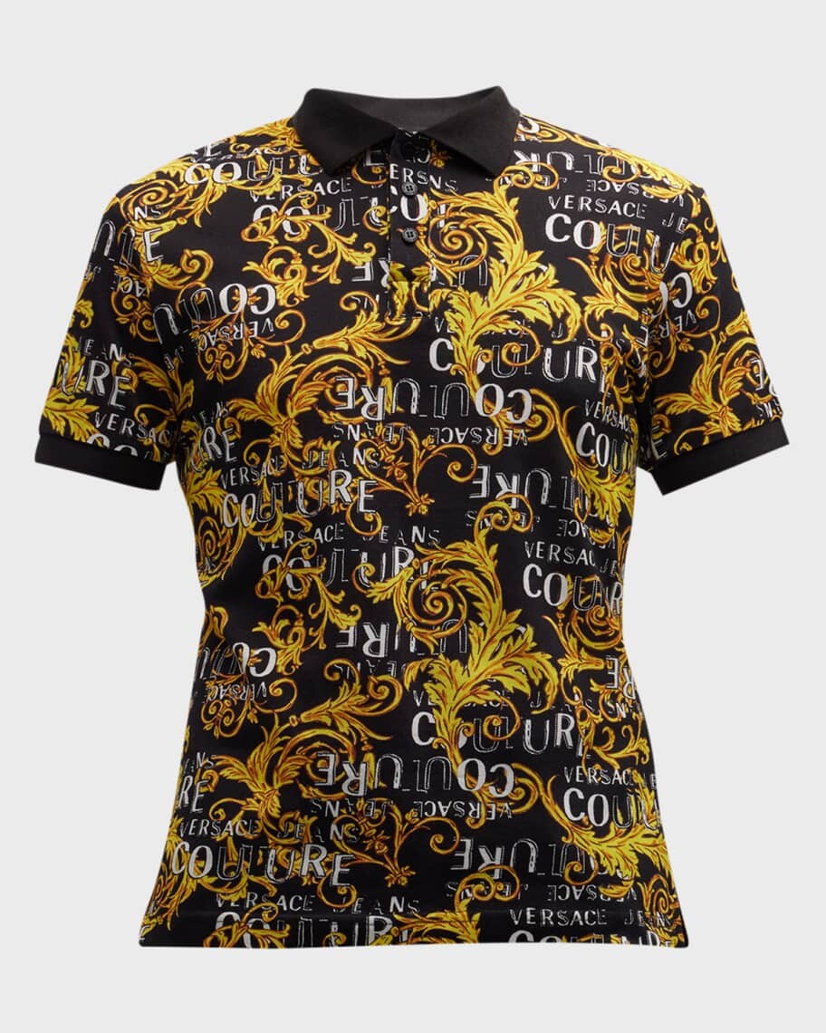 

Мужская рубашка поло Logo Couture Versace Jeans Couture