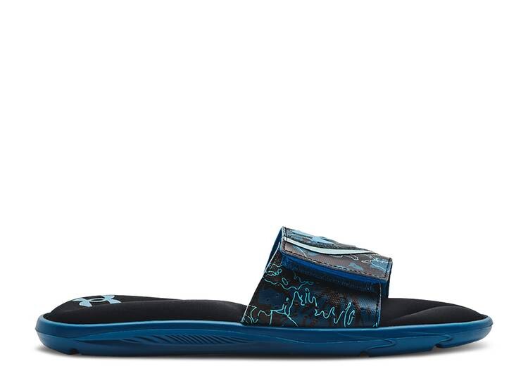 

Кроссовки Under Armour IGNITE 6 GRAPHIC STRAP SLIDE 'CRUISE BLUE CAMO', синий