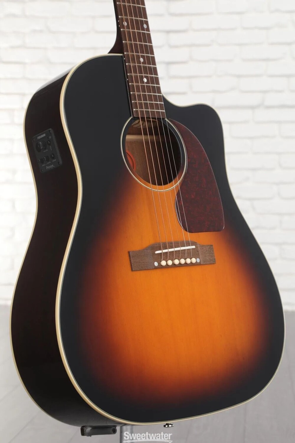 

Акустическая гитара Epiphone J-45 EC — состаренный винтажный блеск Sunburst