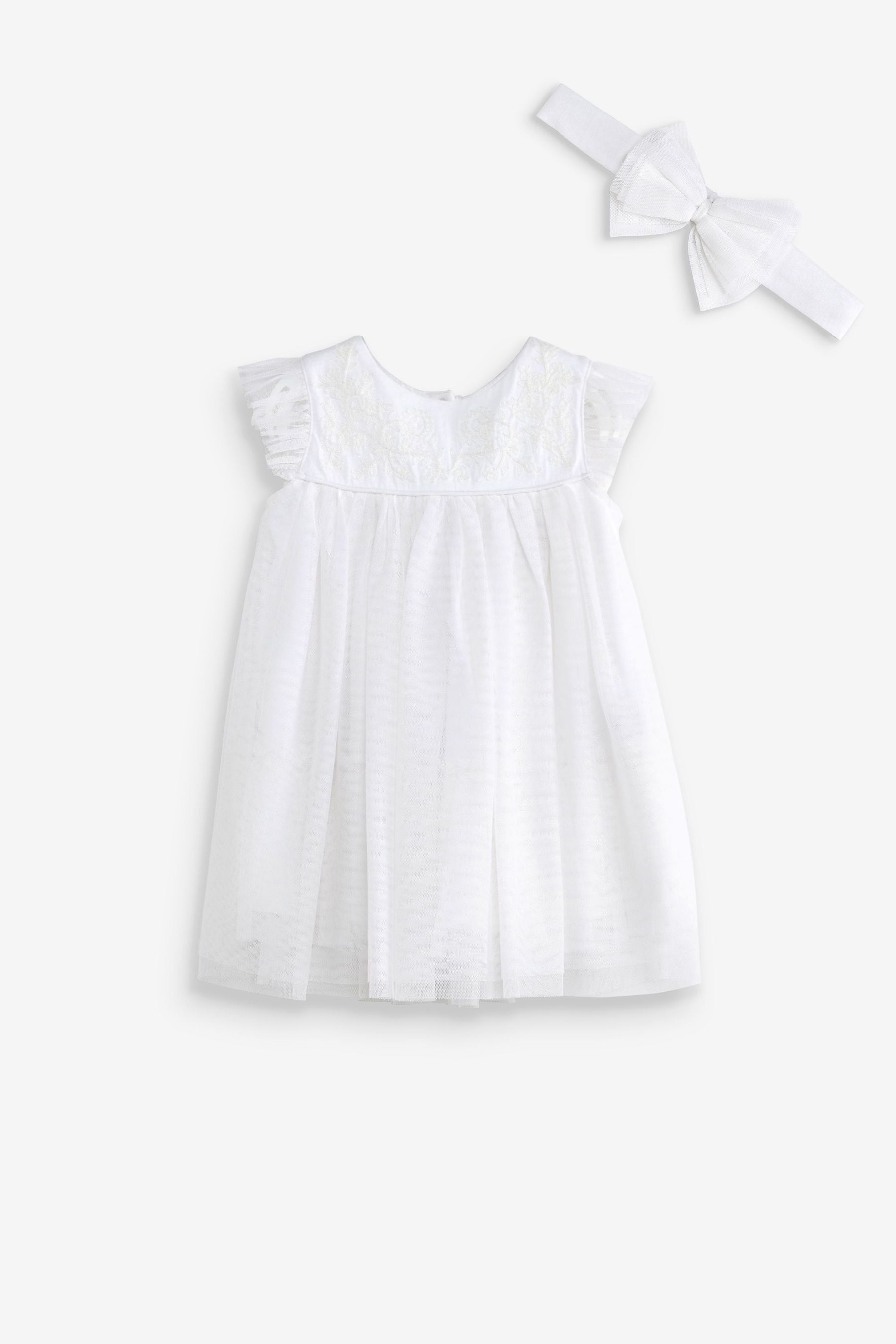Детское платье для особых случаев Next, белый плаксунова дарья 100% стикеры для особых случаев