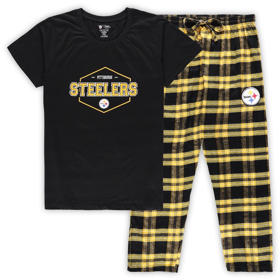 

Пижамный комплект Concepts Sport Pittsburgh Steelers, черный