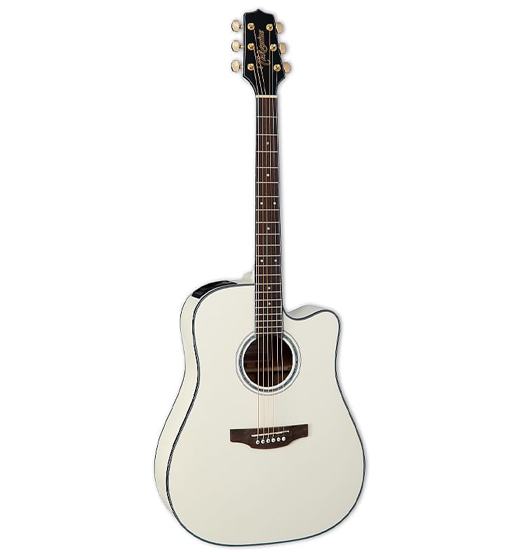 Акустическая гитара Takamine G Series Acoustic/Electric 6 String Guitar - Gloss Pearl White акустическая гитара takamine gd37ce pw g series cutaway a e guitar pearl white