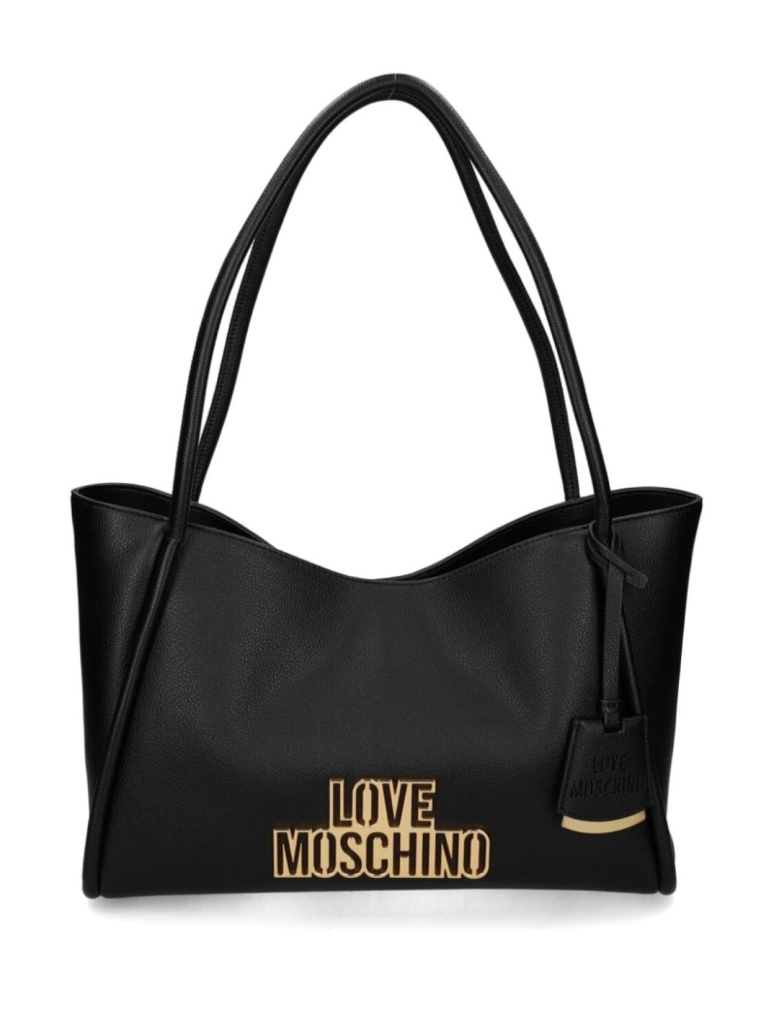 

Сумка-шоппер с аппликацией логотипа Love Moschino, черный
