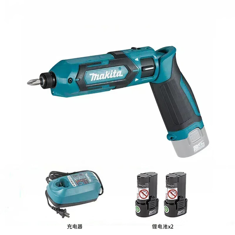 Отвертка электрическая Makita TD022DSE, 7,2V + два аккумулятора, зарядное устройство