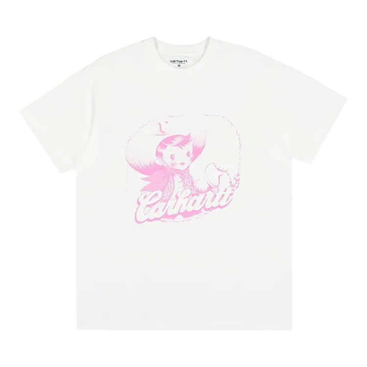 

Футболка Carhartt WIP Buddy 'White/Pink', белый