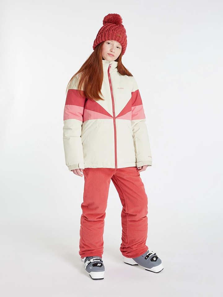 Лыжная куртка Protest Skijacke Kate, цвет Creme/Rot/Rosa