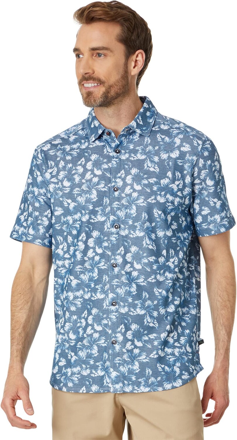 

Рубашка Flora Camp Tommy Bahama, цвет Blue Allure