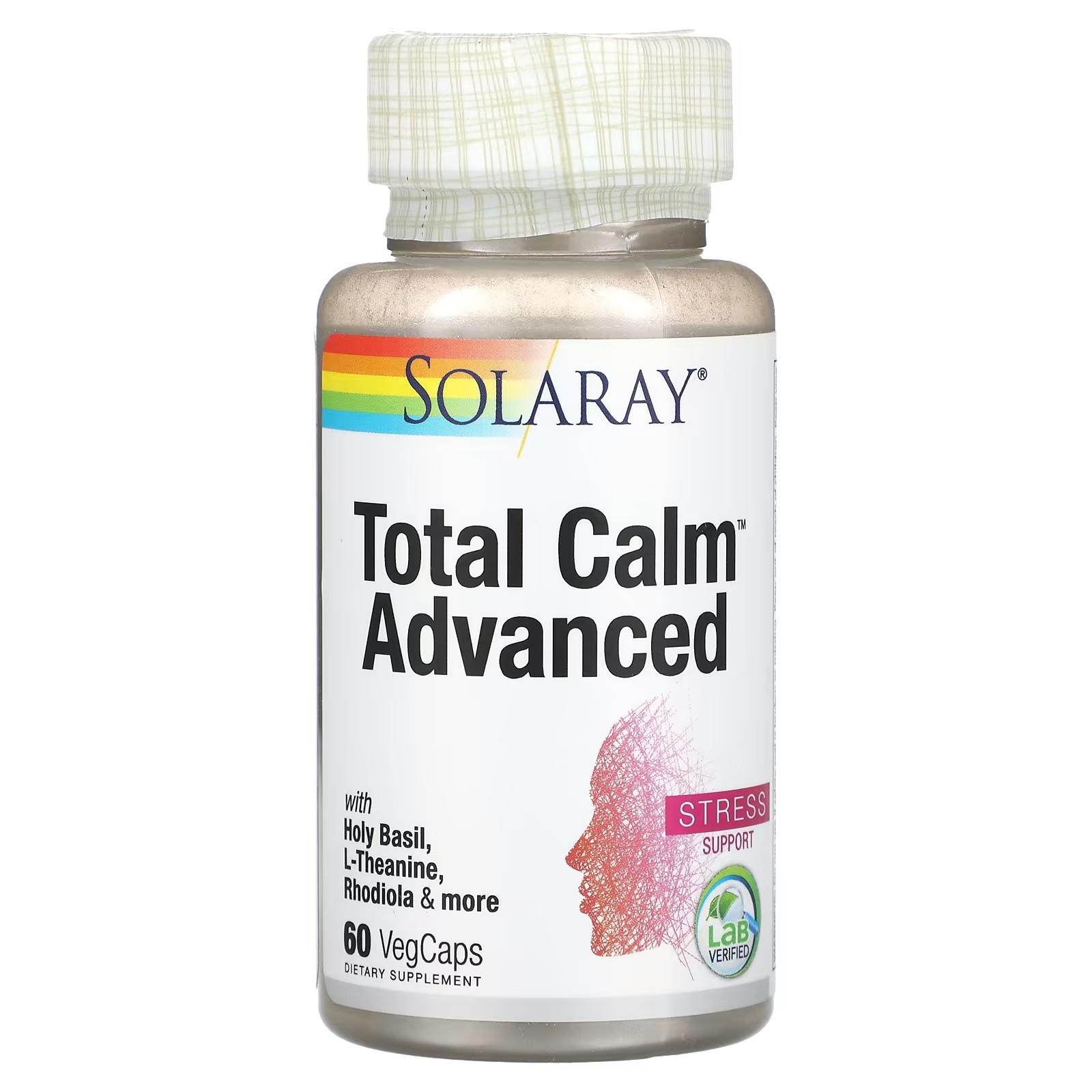 Solaray Total Calm Advanced, 60 растительных капсул