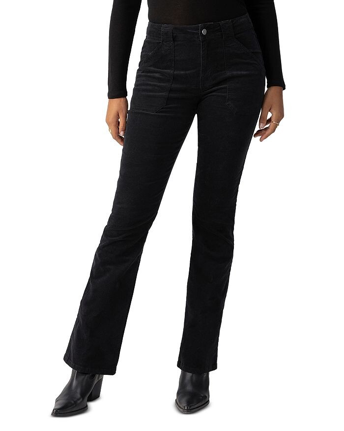 

Бархатные брюки Sanctuary Hayden Bootcut, черный