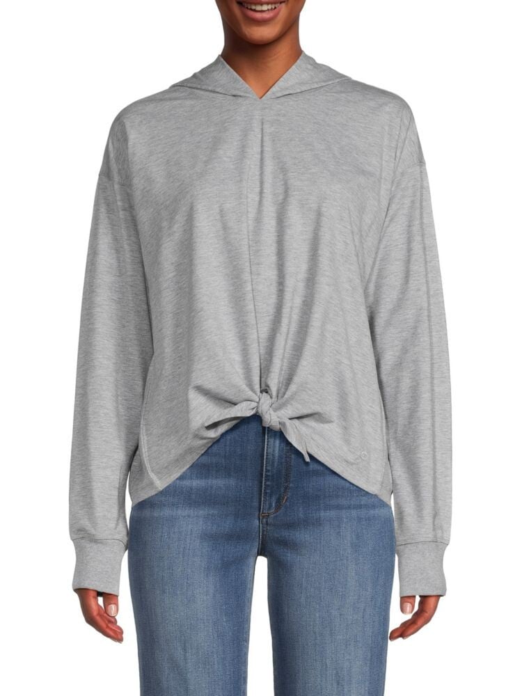 

Толстовка Active с завязками спереди DKNY, цвет Pearl Grey