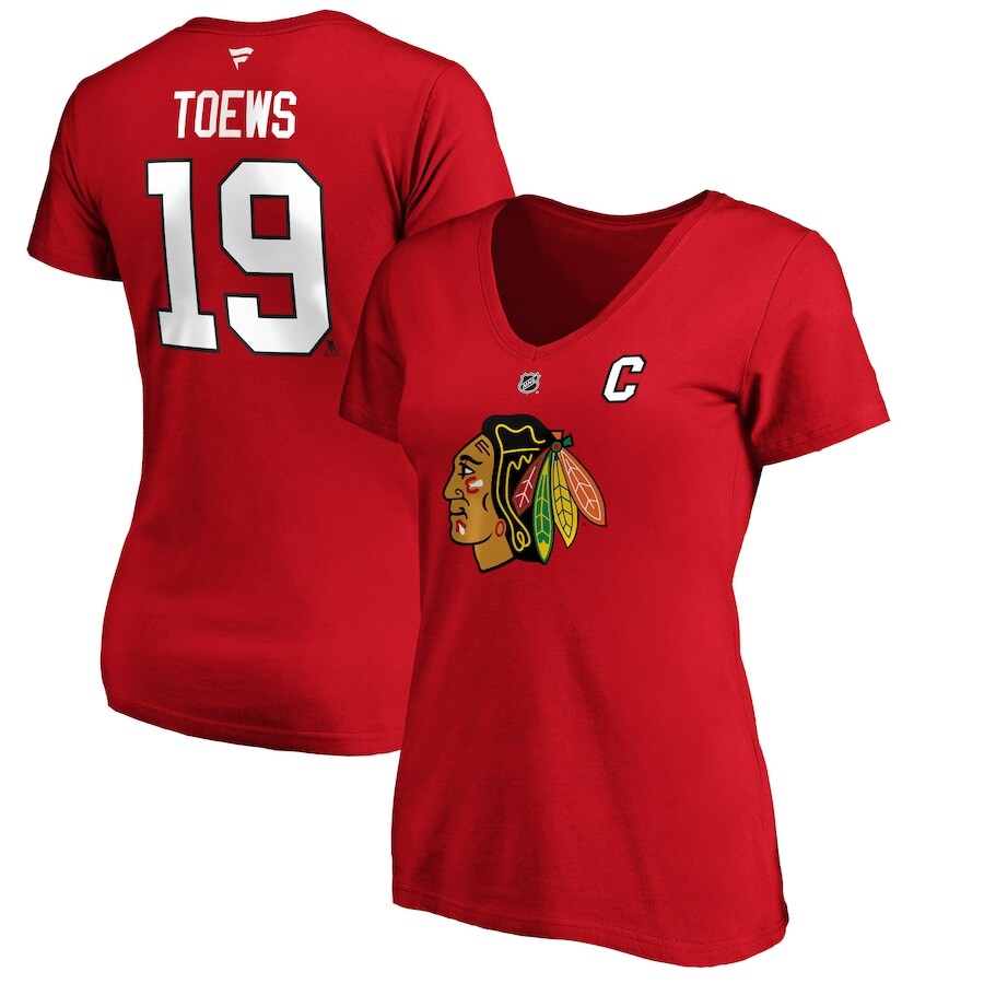 

Футболка с коротким рукавом Fanatics Branded Chicago Blackhawks, красный