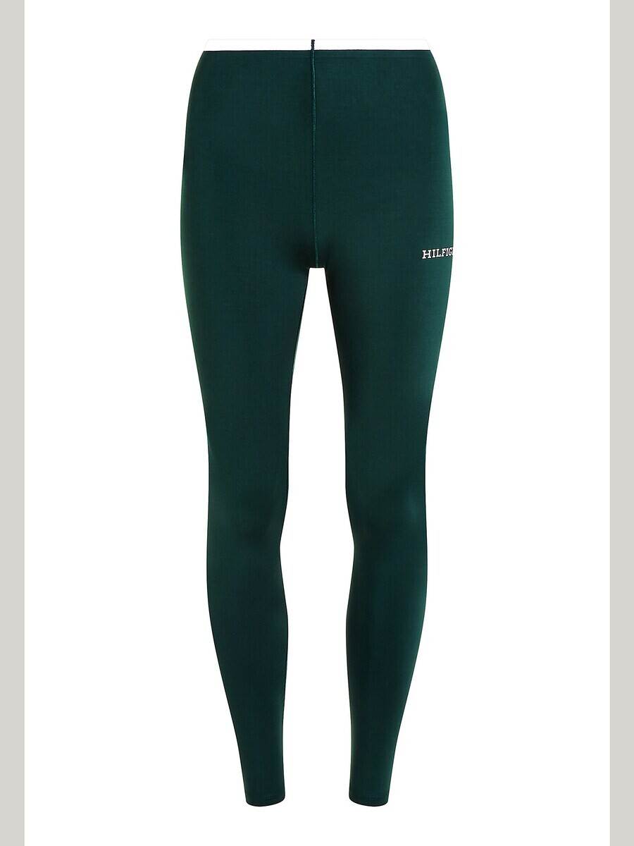 

Леггинсы TOMMY HILFIGER Skinny Leggings, темно-зеленый