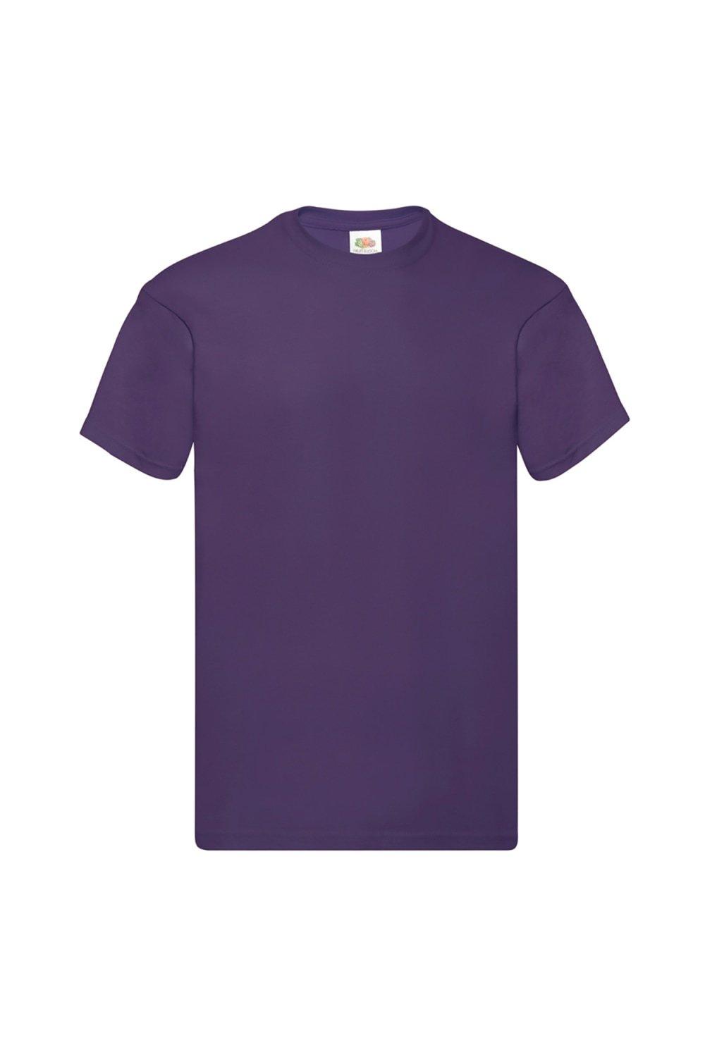 Оригинальная футболка с коротким рукавом Fruit of the Loom, фиолетовый