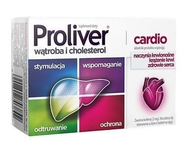 Proliver Cardio Tabletki препарат поддерживающий работу печени, 30 шт. цена и фото