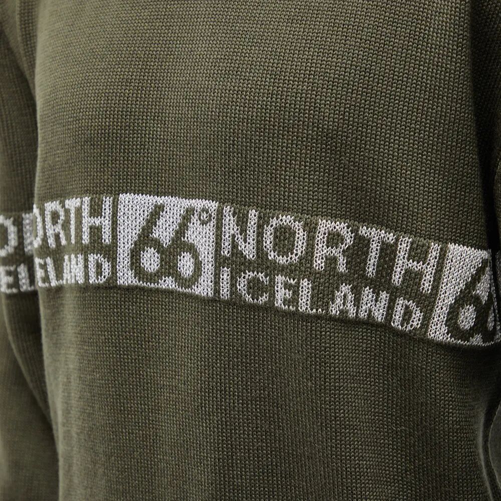66° North Трикотаж под горло с логотипом Dyngja, серый куртка 66° north dyngja белый