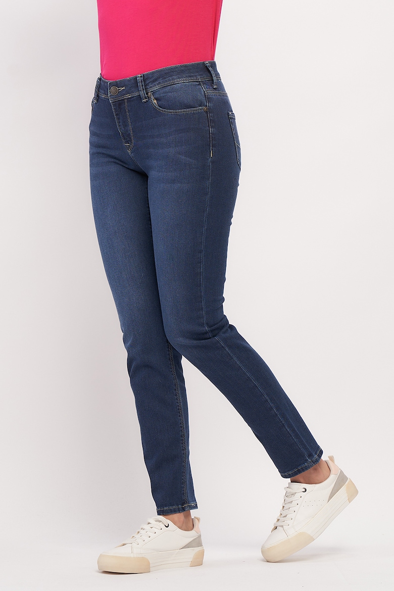 Облегающие джинсы с низкой талией Lee Cooper, синий широкие джинсы с высокой талией lee cooper синий