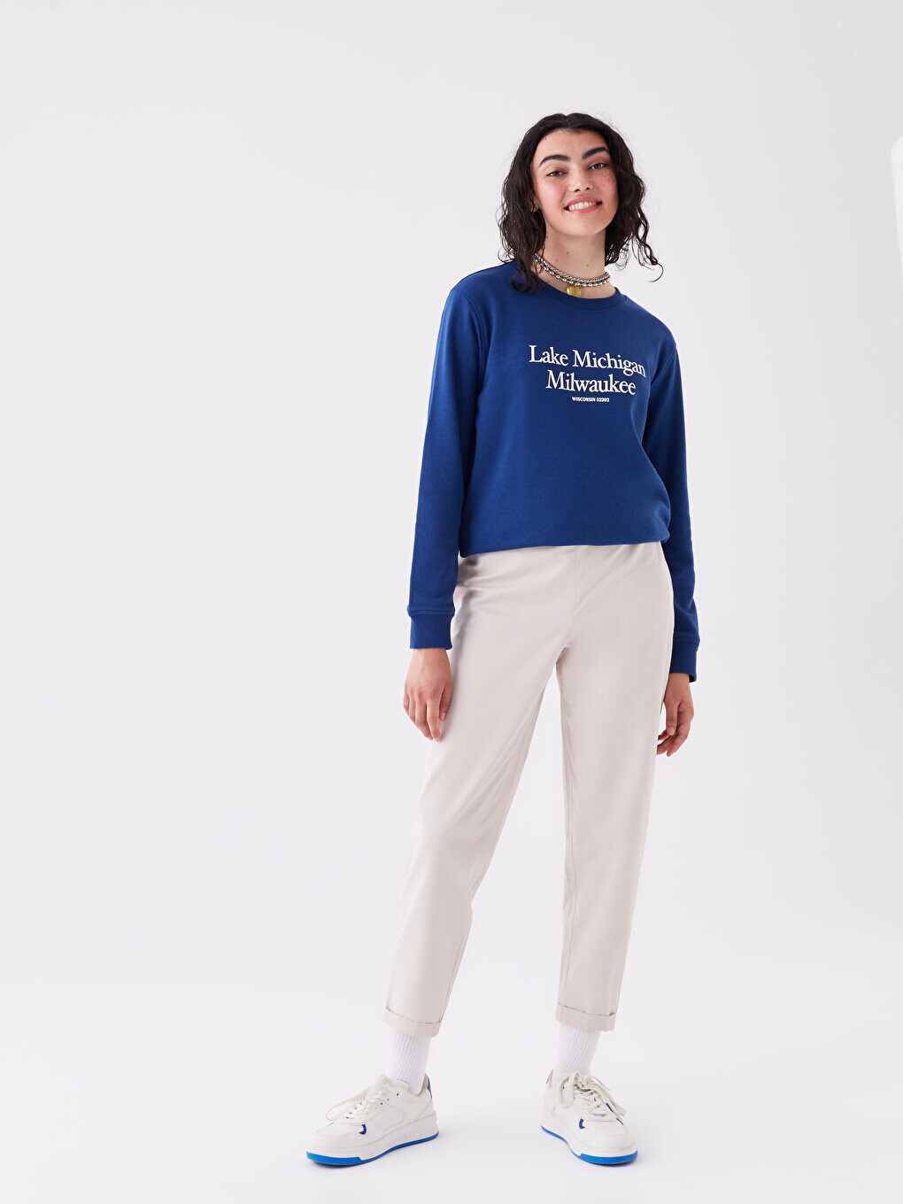 

Женские брюки-морковки с эластичной резинкой на талии LCW Casual, цвет камня