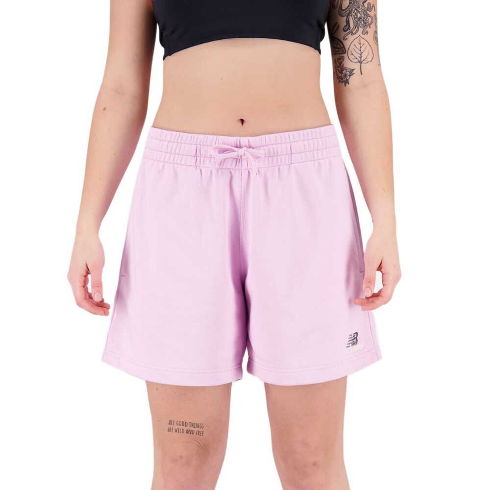 

Шорты New Balance Uni-ssentials French Terry, фиолетовый