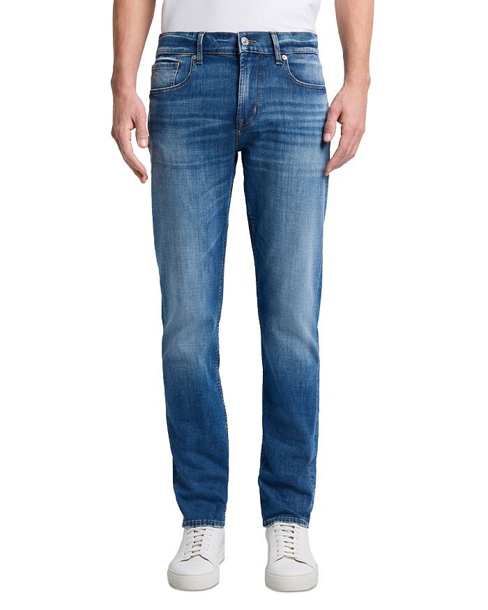 

Джинсы узкого кроя 7 For All Mankind в цвете Auster, синий