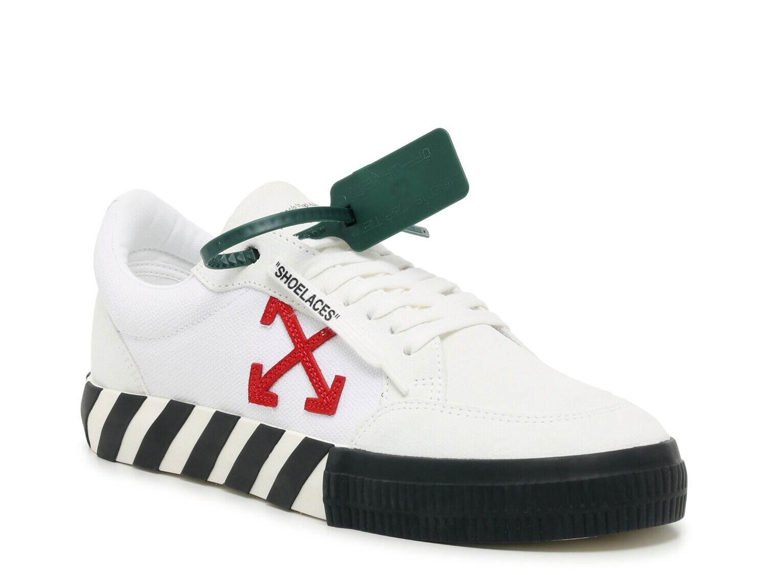 

Кроссовки кожаные мужские Off-White Low Vulcanized, бежевый / белый