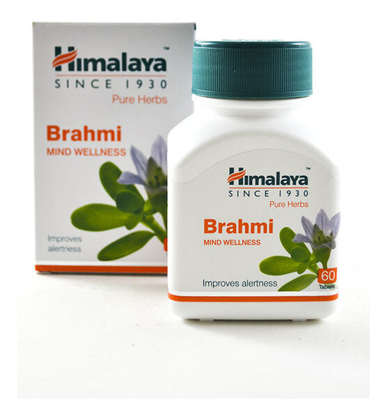 

Himalaya Herbals, Биологически активная добавка Брахми, 60 капсул
