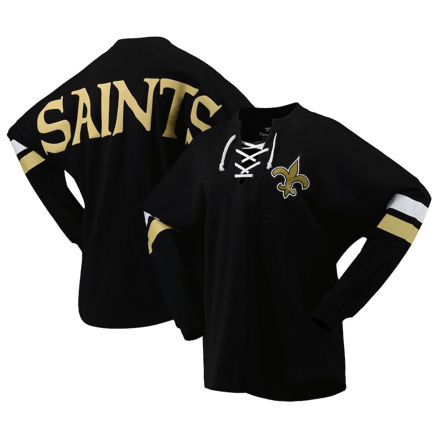 

Футболка с длинным рукавом Fanatics Branded New Orleans Saints, черный
