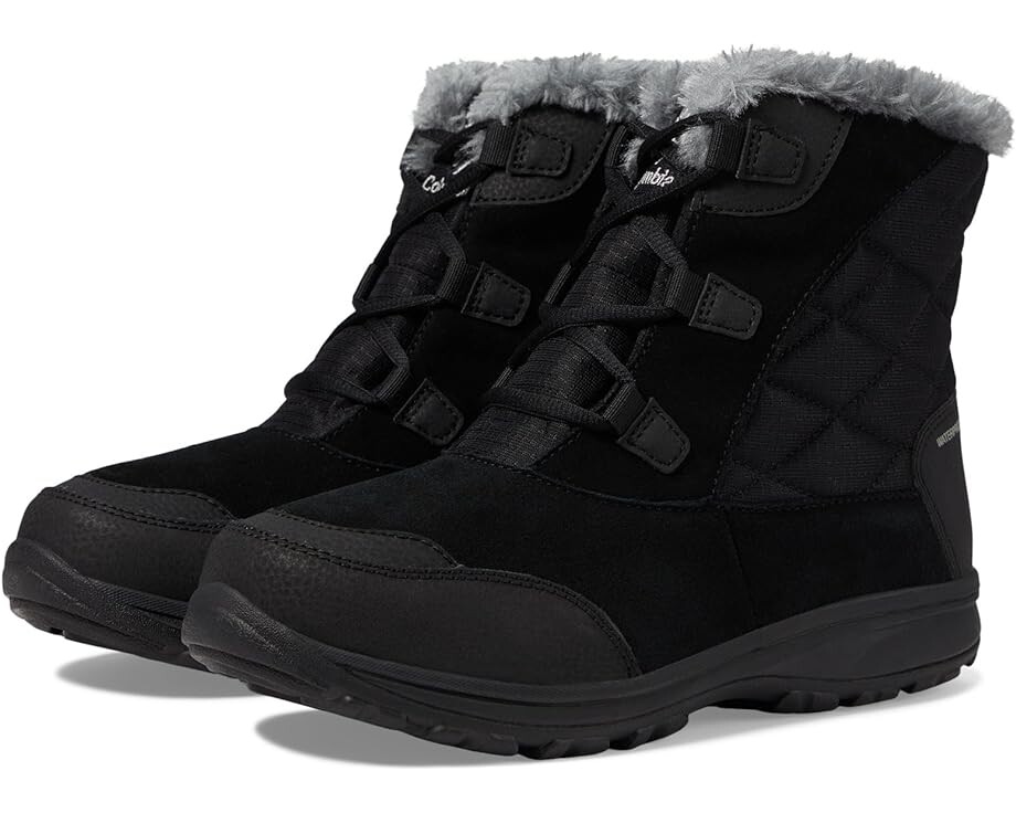 

Ботинки Columbia Ice Maiden Shorty, цвет Black/Columbia Grey