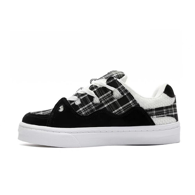 

Кеды, обувь для скейтборда унисекс с низким верхом Lianghuo, цвет White checkered