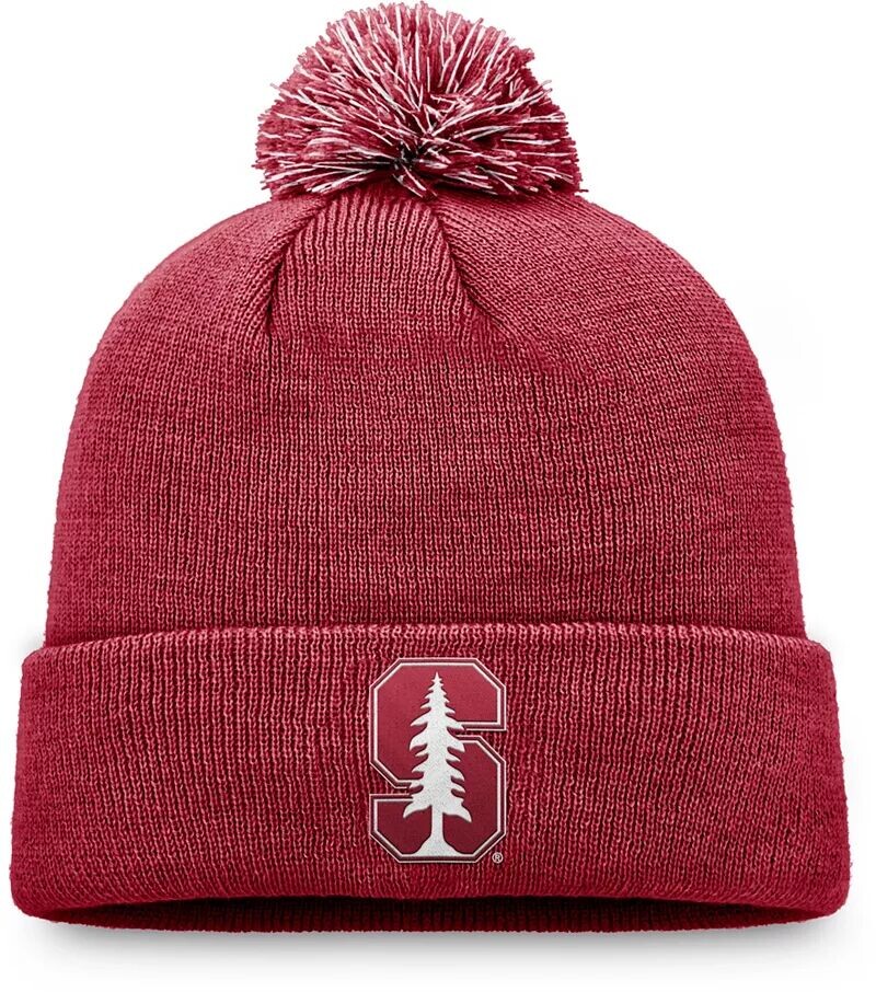 

Мужская вязаная шапка с помпоном Top of the World Stanford Cardinal Cardinal