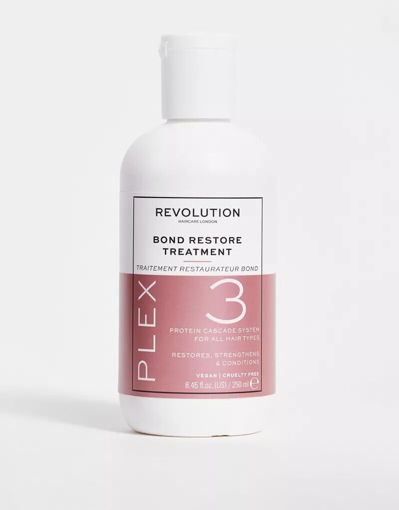 

Revolution – Haircare Plex 3 Bond Restore Treatment – ​​восстанавливающее средство для волос 250 мл