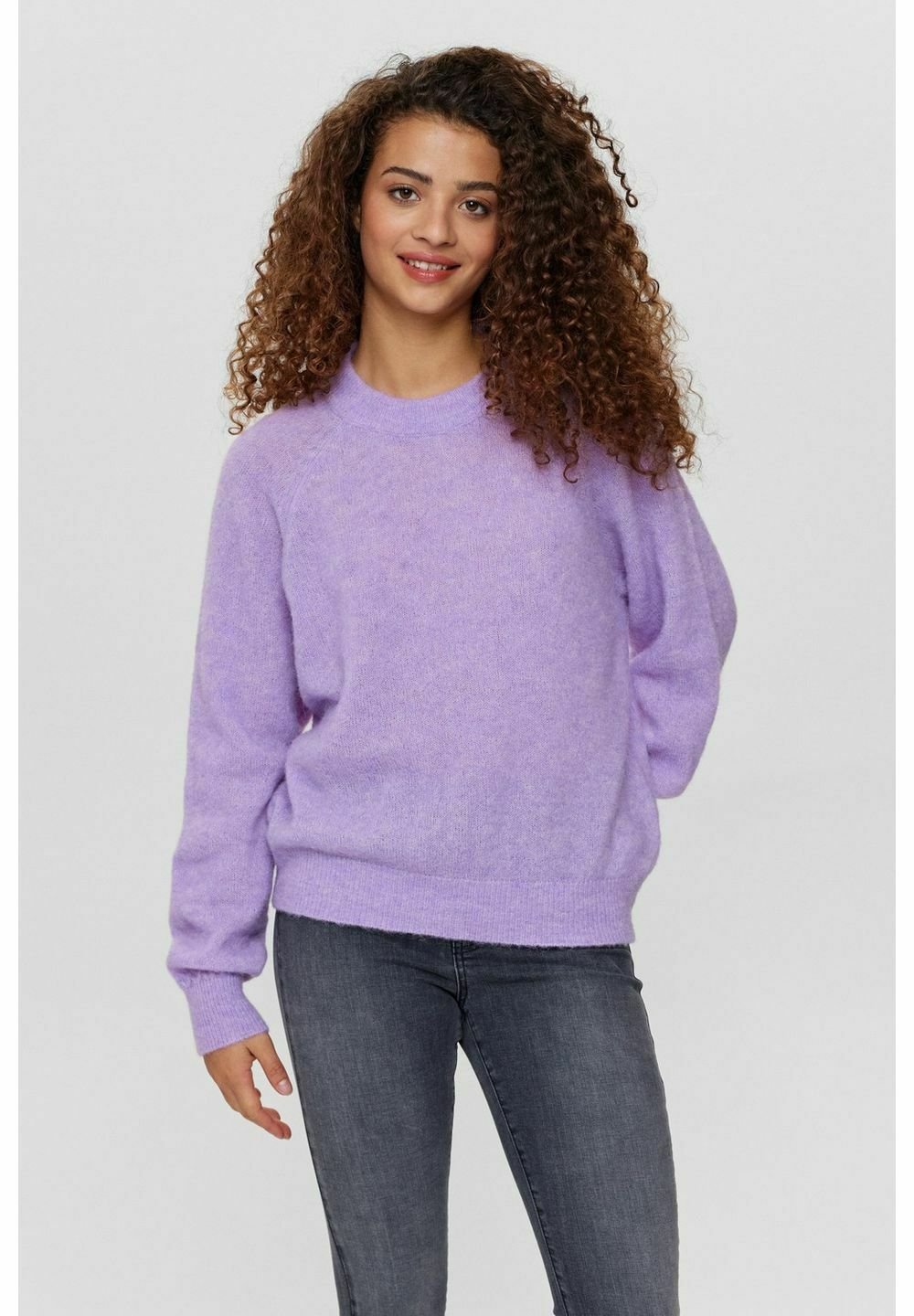 Вязаный свитер NURIETTE Nümph, цвет lilac breeze