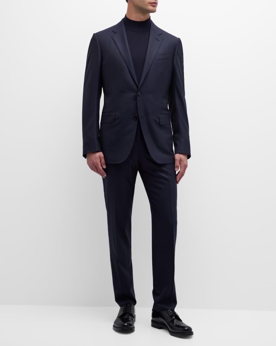 

Мужской шерстяной костюм 15milmil15 в мелкую клетку ZEGNA