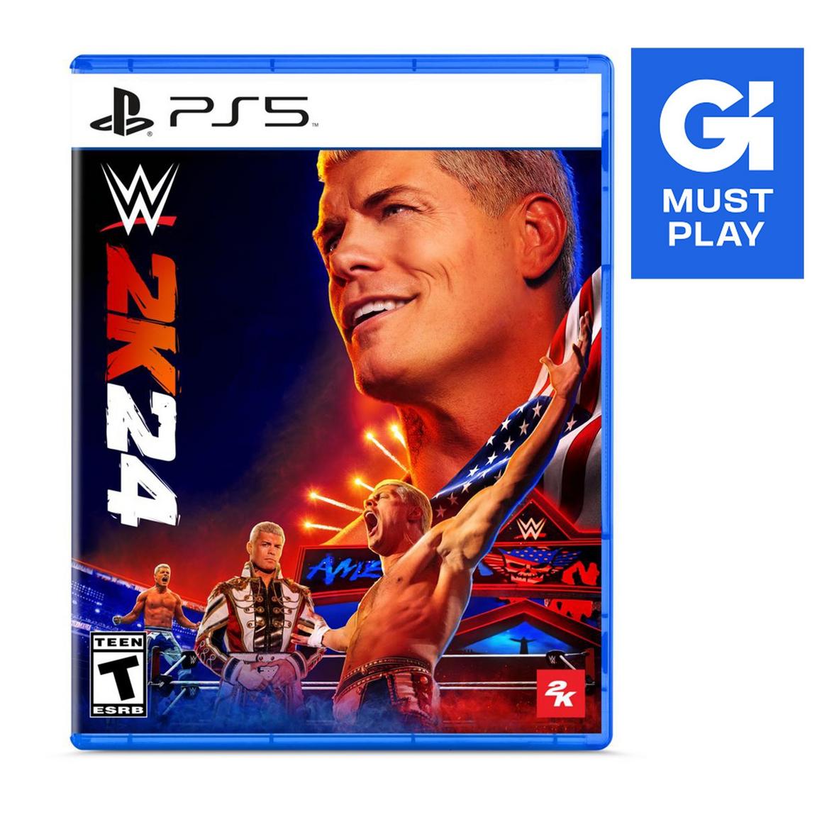 Видеоигра WWE 2K24 - PlayStation 5 пирожное песочное тет а тет у палыча 270 г