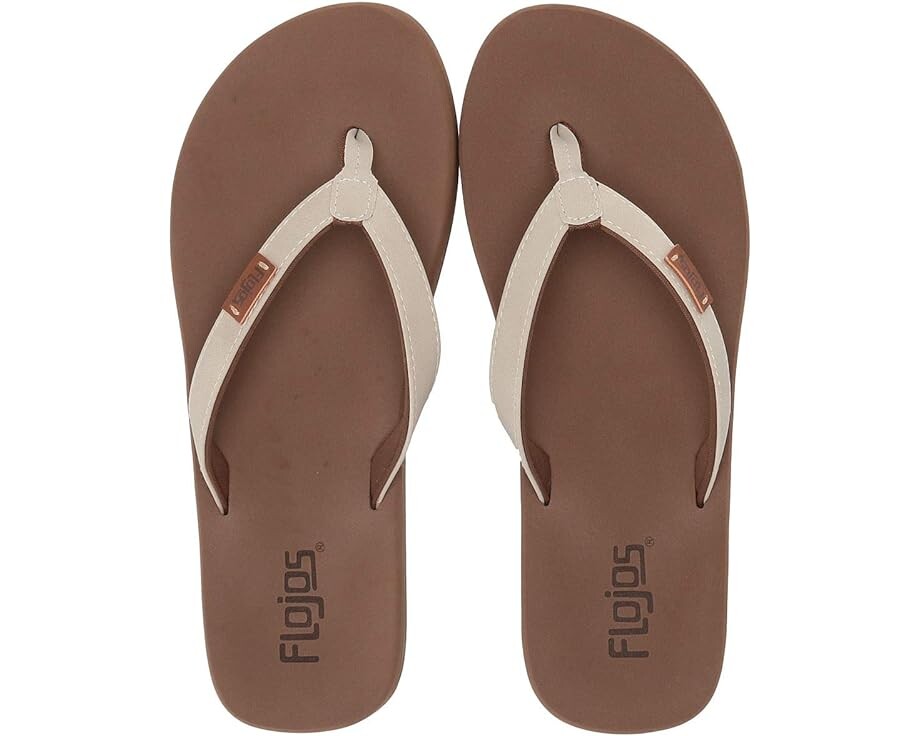 

Сандалии Flojos Billie, цвет Off-White/Brown