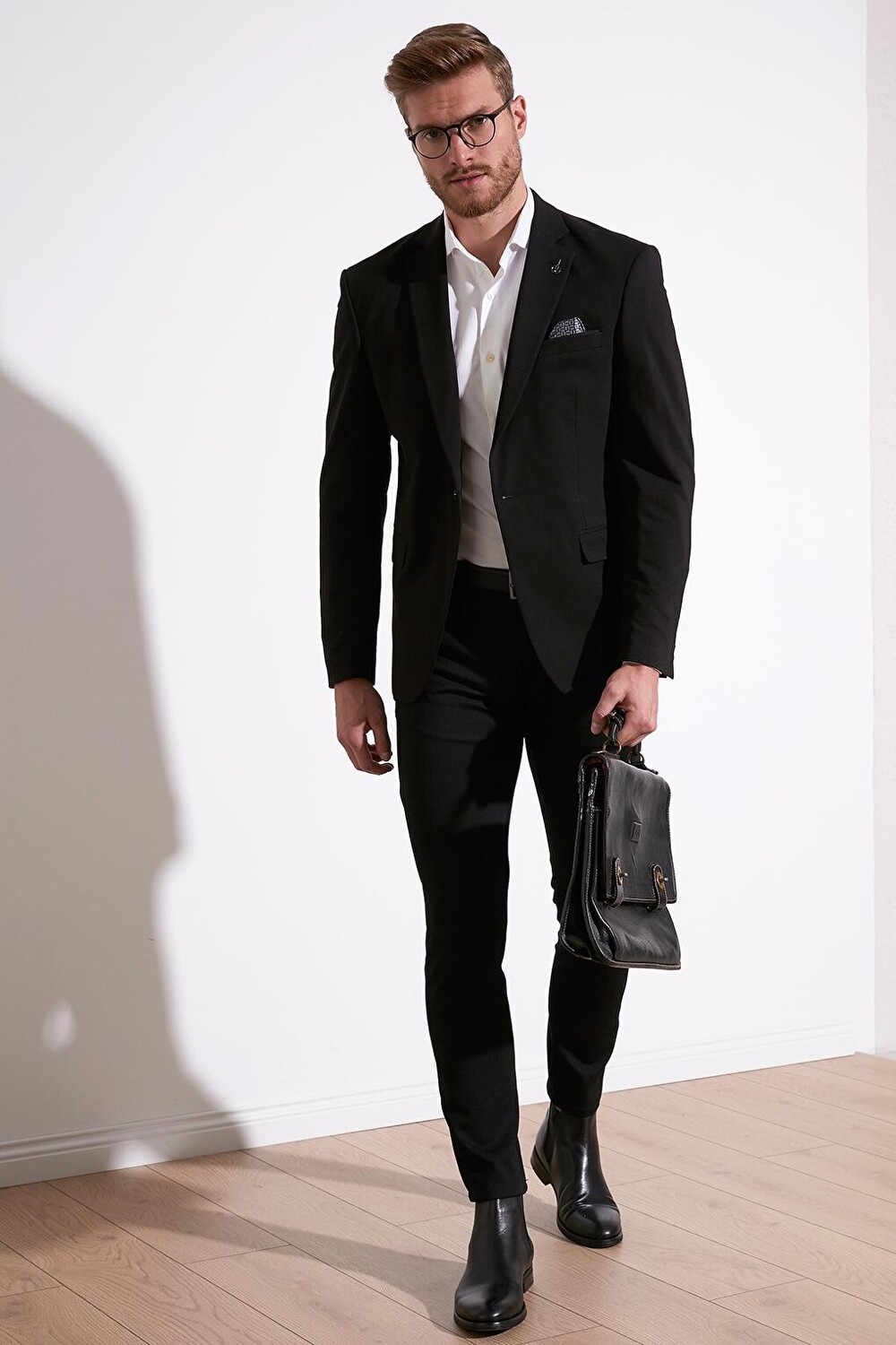 

Пиджак Slim Fit 6 Drop с одним разрезом 2163115 B Buratti, черный