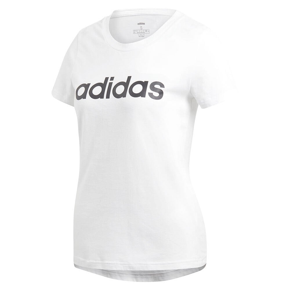 

Футболка с коротким рукавом adidas Essentials Linear Slim, белый