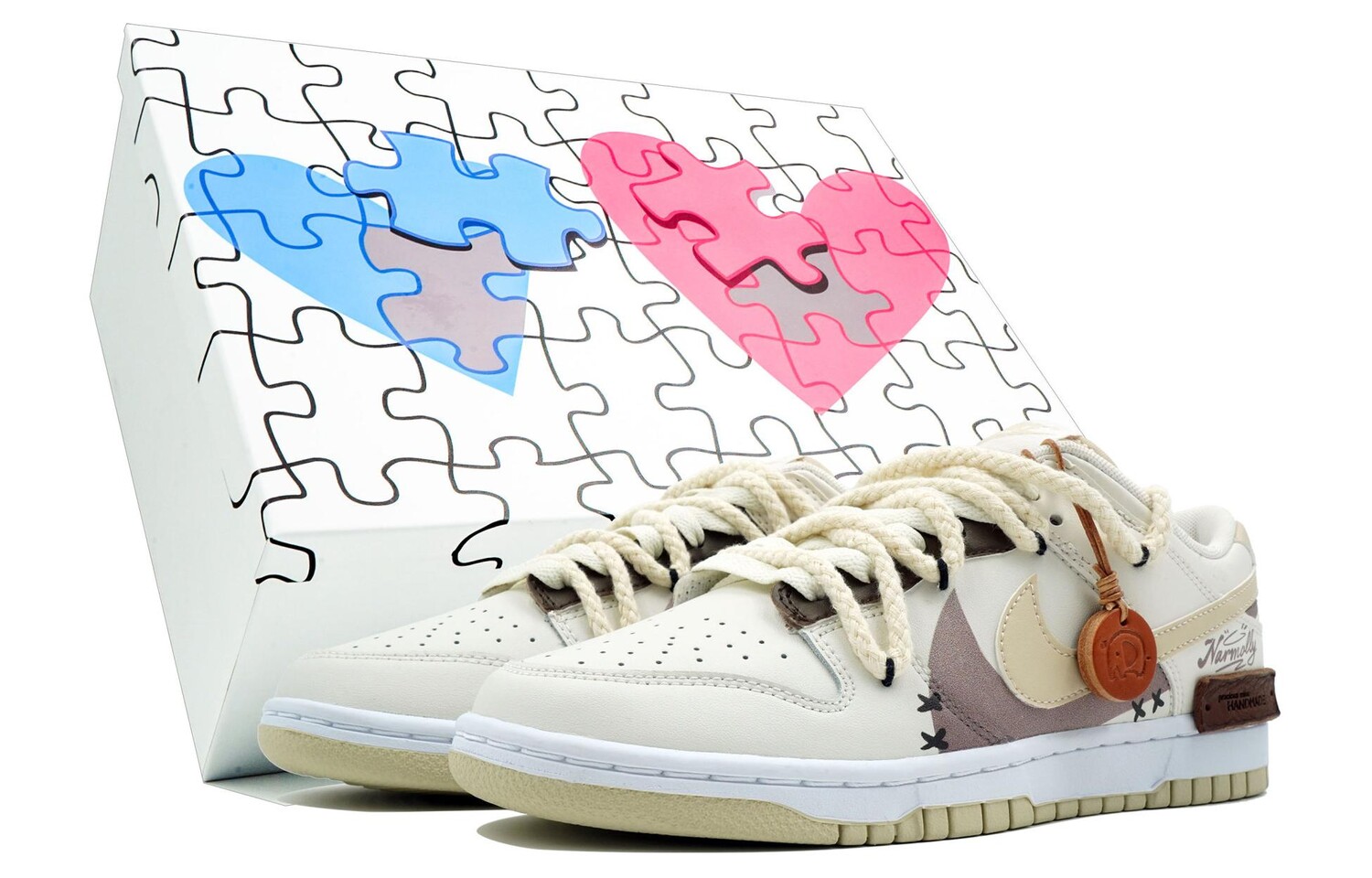 

Кроссовки Nike Dunk Skateboarding Shoes Men Low-top Brownish-gold, золотой