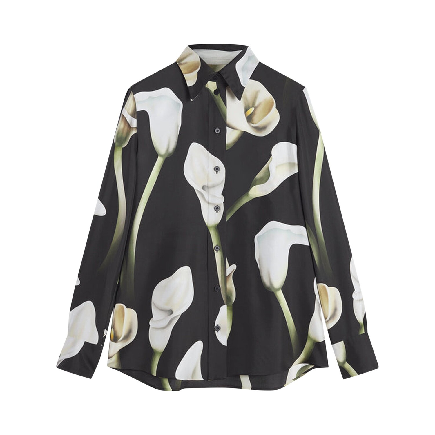 

Рубашка с цветочным принтом Lanvin Loden