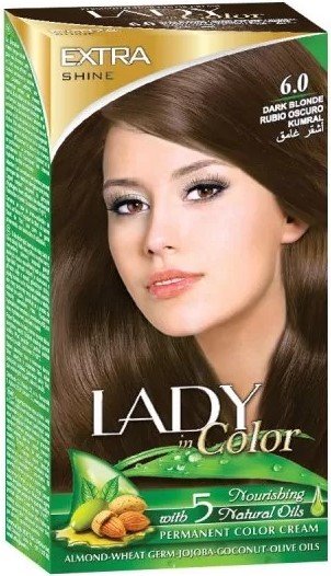 Краска для волос, 6.0 Темно-русый, 160 г Palacio, Lady in Color